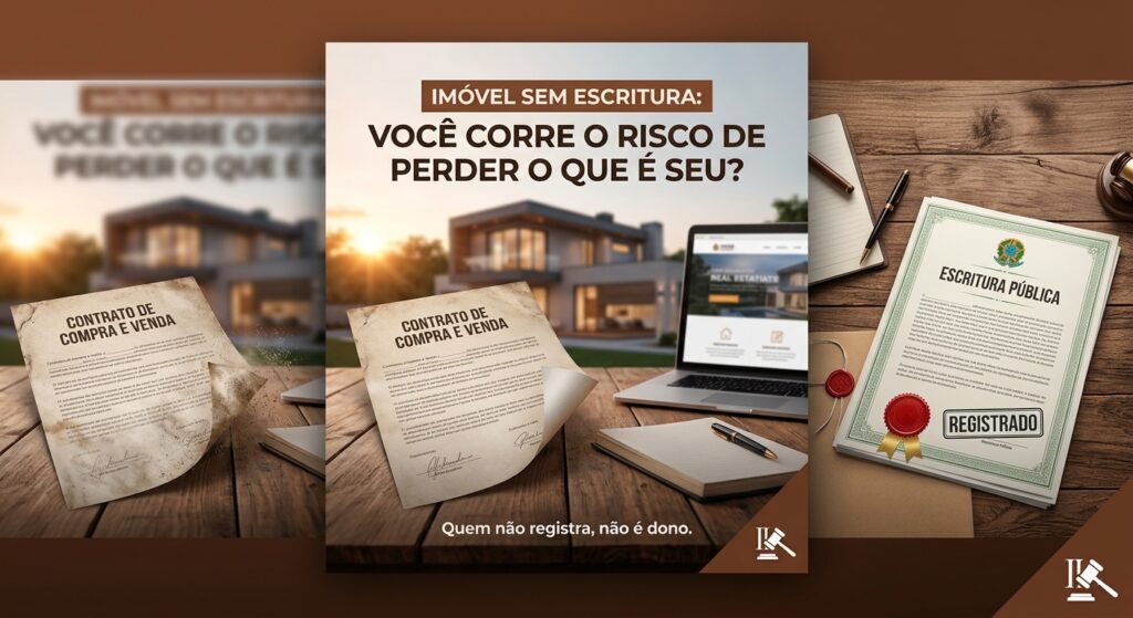 IMÓVEL SEM ESCRITURA: Você corre o risco de perder o que é seu?